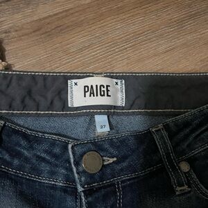 Paige Dark Blue Jeans